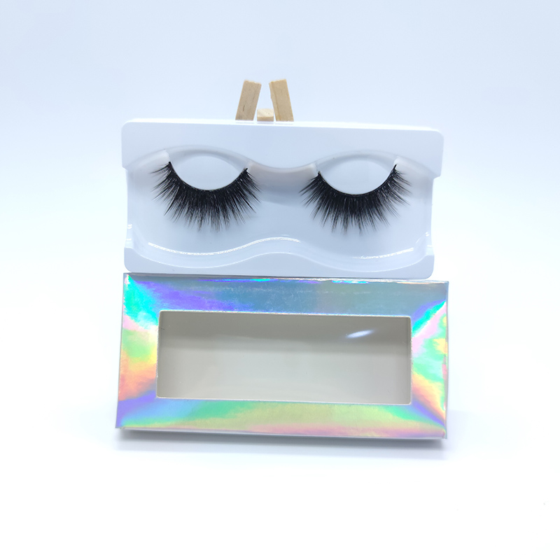 10-25mm Long Fake verbera Dramatic falsa cilia Cum Portable Eyelash Pyxidas