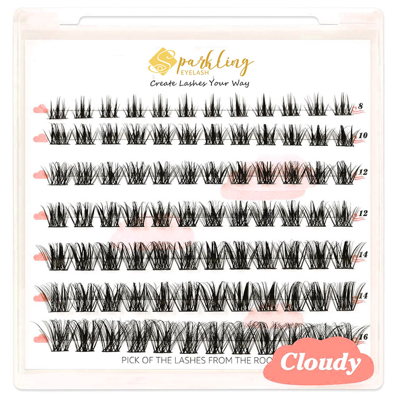 Adepto perfectam sui tenaces cilia cum Pre gluten Botrus Eyelash Tractus