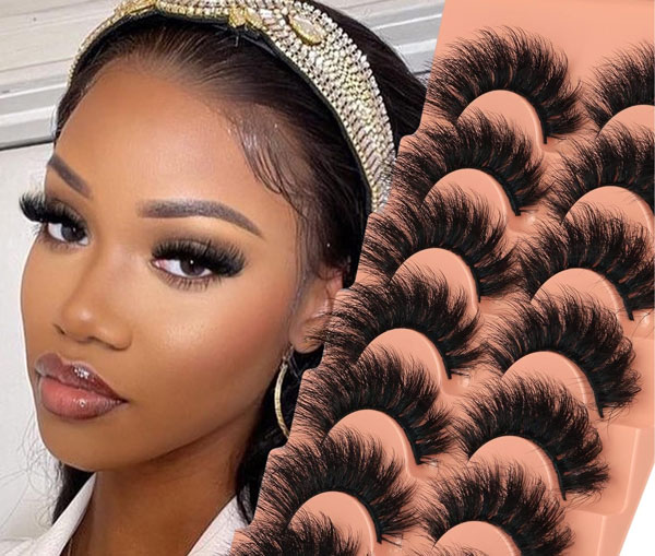 Secretorum Pulchritudinis Naturalis Mink Hair Eyelashes reserans