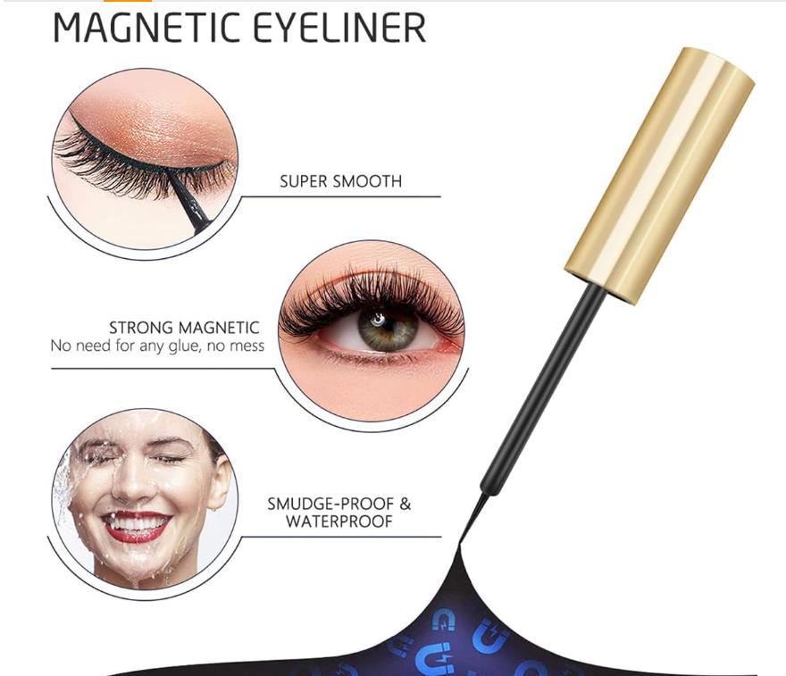 Sine labore consequi pulchra verbera Magnetic Eyeliner et Lashes Kit