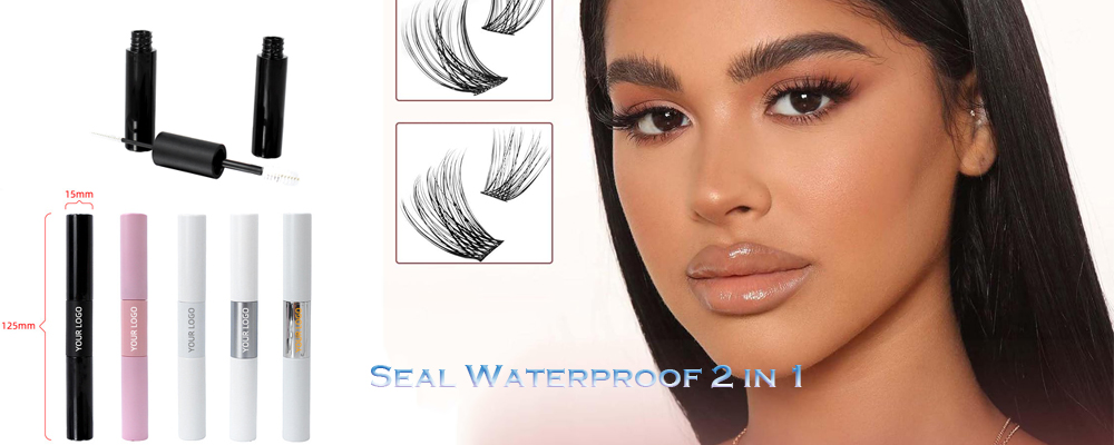 An innovative 2-in-1 Lash Bond and Sigillum, quod tradit diuturnum, IMPERVIUS verbera extensio