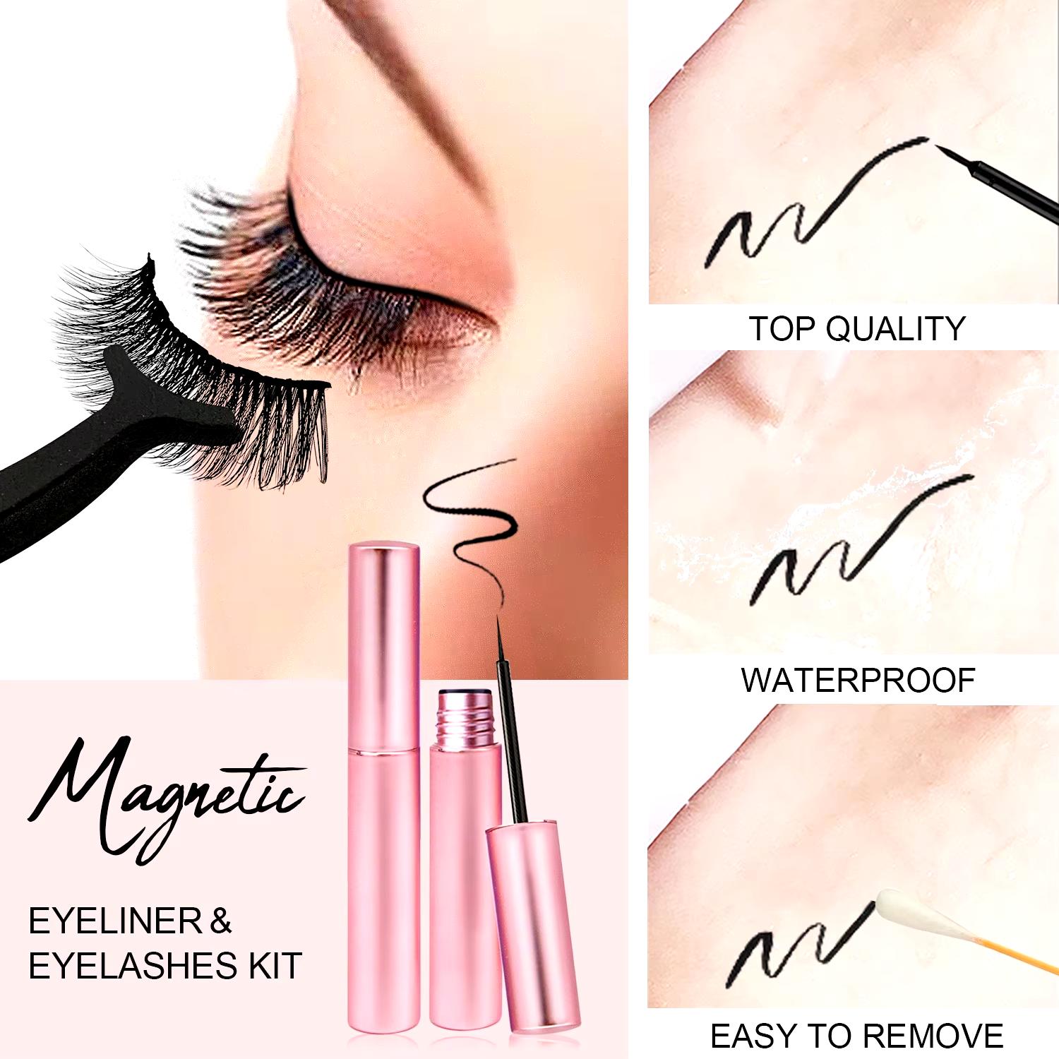 Omnes debes scire de Saccharum Sericum Magneticum cilia cum Eyeliner Kit