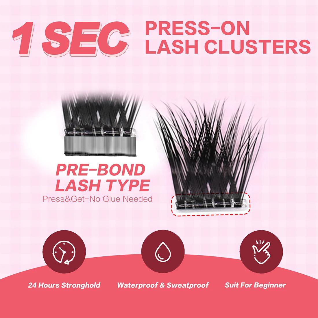 Novum sui tenaces Lash Clusters verterent verbera ludum