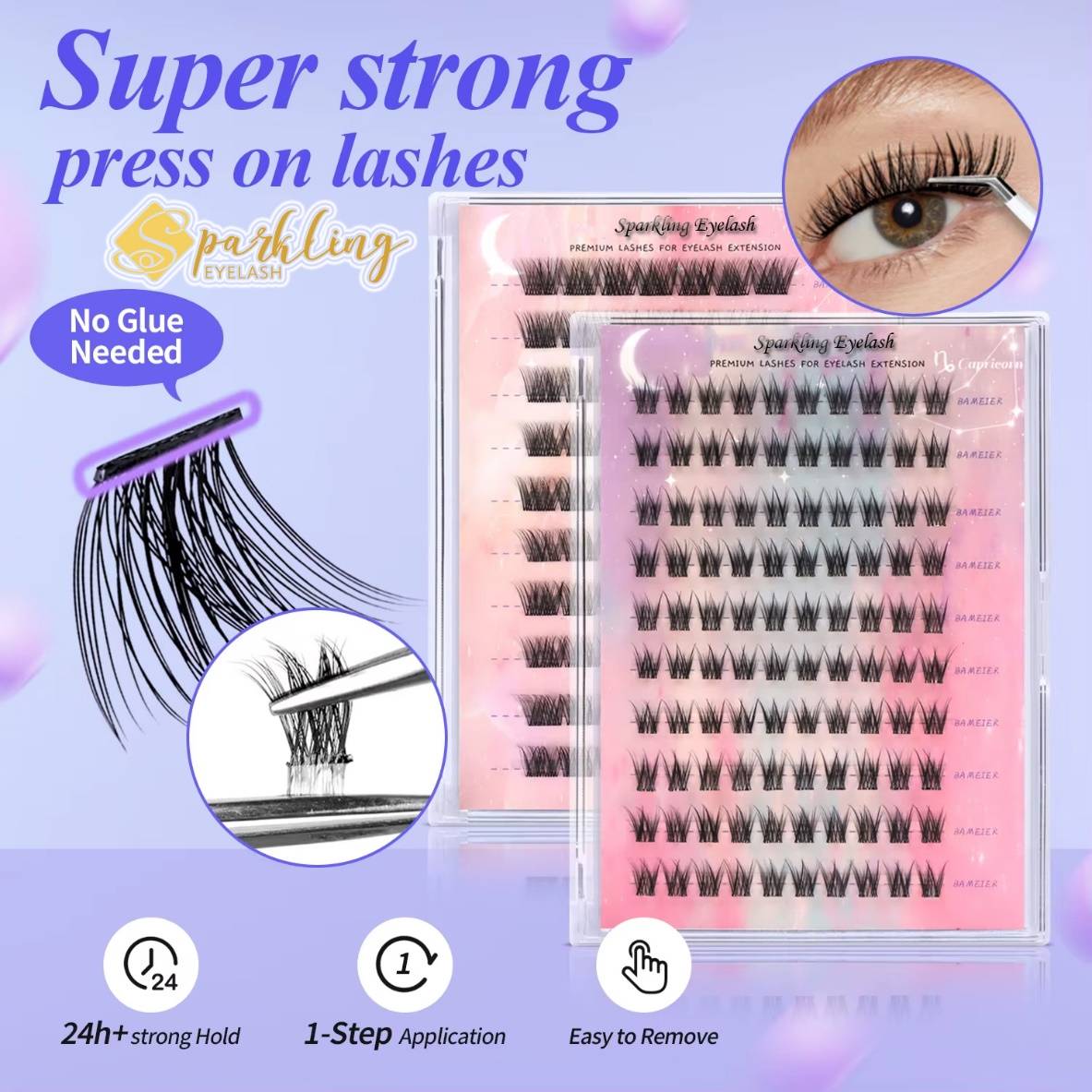 Qingdao scintillans Eyelash Revolutionizes pulchritudo industria cum customizable, IMPERVIUS, et reusable auto-tenaces fake cilia