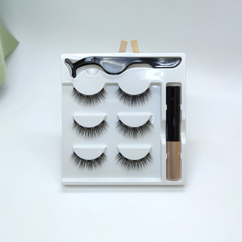 III bina Magnetica Eyelashes Kit Cum forcipe Applicator