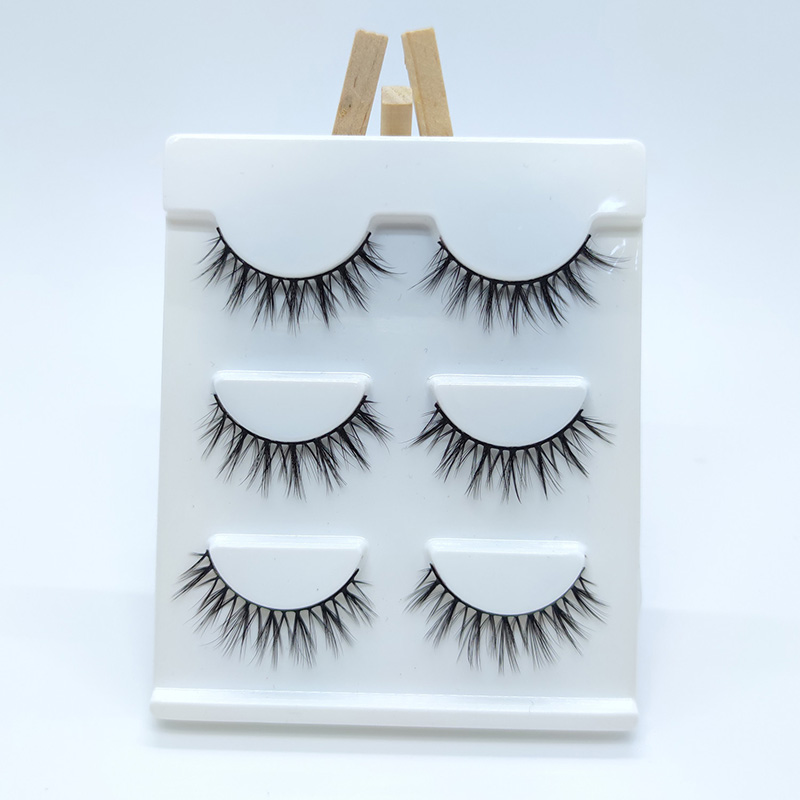 III De Pairs Pack Luxuria Faux Mink 3D Sericum Lashes Falsa Eyelashes