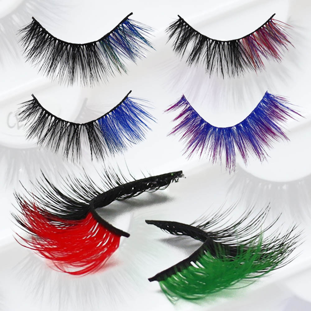 Wispy Faux Eyelashes coloratum