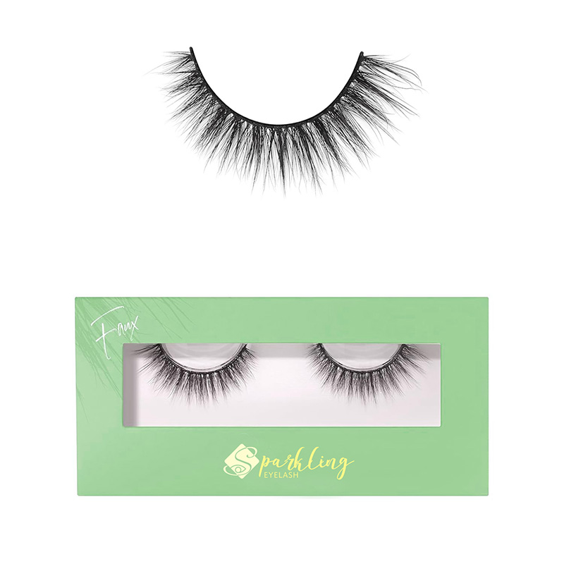 Mink Fake Eyelashes Naturalis verbera Reusable Sursum ad XX tempora