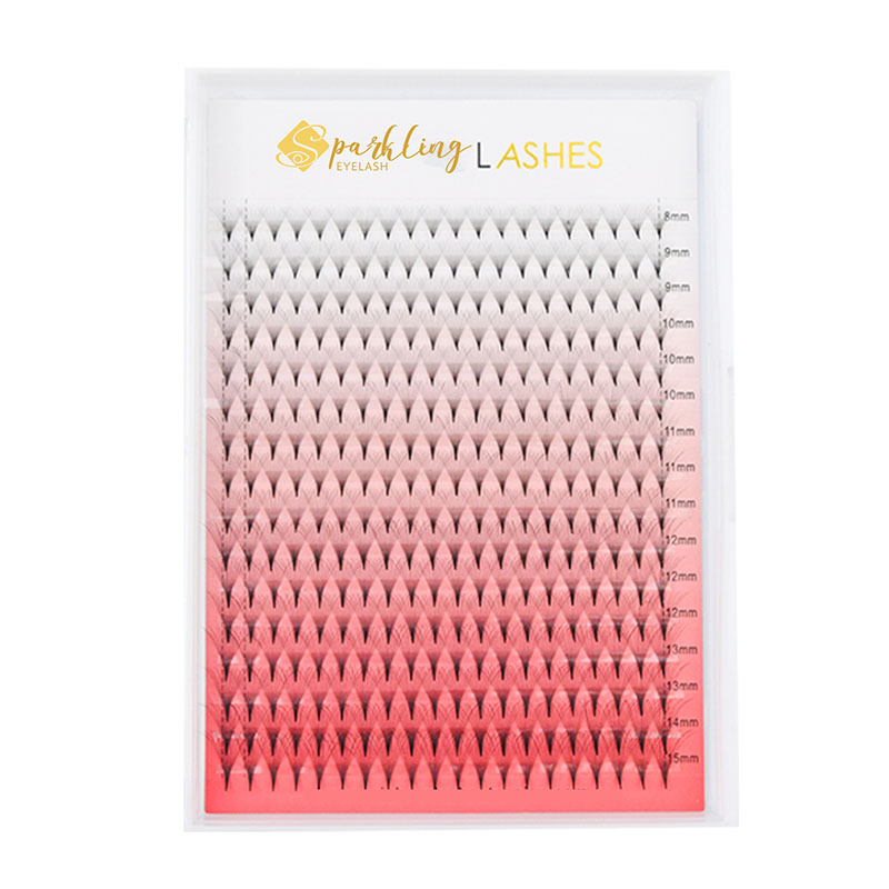 Premade Fans Eyelash Tractus 8-15mm Mixta Longitudo
